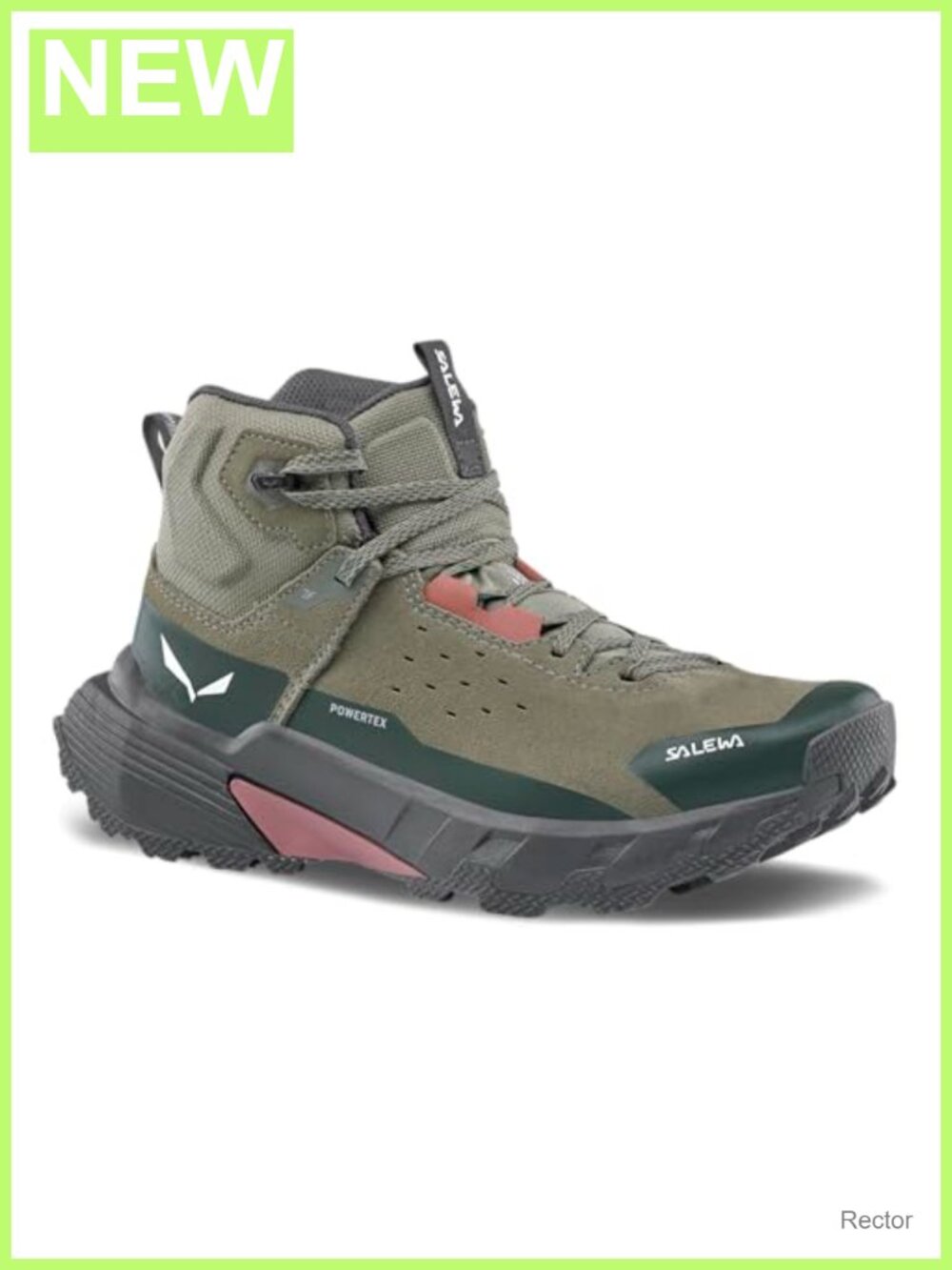 Women's Leather Mid Hiking Boots Waterproof Suede Ankle Boots Trail Trekking